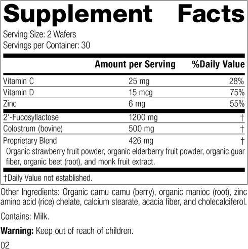 Standard Process Children's Immune - 60 Wafers for Immune Support
