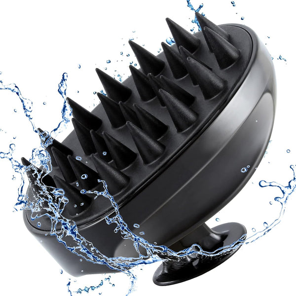 Scalp Massager Shampoo Brush, Hair Scalp Scrubber for Stress Relief, Dandruff Exfoliator for Women, Men, Kids, Pets