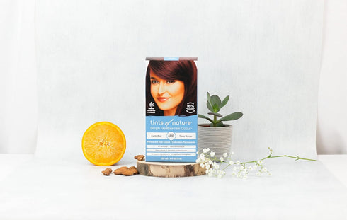 Tints of Nature 4RR Earth Red Permanent Hair Dye, Nourishes Hair, Ammonia-Free, 4.4 fl oz