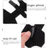 TOPPERFUN Steel Board Finger Splint Brace with Breathable Wrist Wrap Support for Adults, Universal Five-finger
