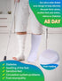 Powbrace 2 Pairs Wide Diabetic Socks for Men Women Plus Size,Lymphedema Socks for Swollen Feet and Ankles,Edema Loose
