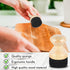 2 Pcs Cutting Board Oil Wax Applicator, Rectangular Circular Wooden Oil for Butcher Blocks