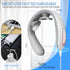Electric Pulse Neck Massager with Heat for Pain Relief, 10 Modes, 15 Intensities, Cordless Intelligent Massager for