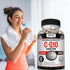 Kaya Naturals CoQ10 Power Antioxidant Supplement - 60 Veggie Capsules for Heart Health & Immune Function