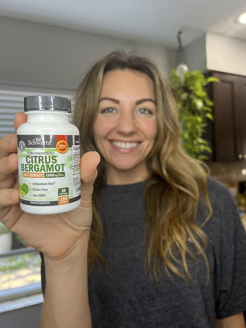 Citrus Bergamot Extract 1000mg | 120 Capsules | Ultra Concentrated 25:1 Extract | Gluten-Free Non-GMO Vegan Supplement