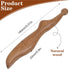 Shimmeroo Wooden Massage Pen, Wooden Acupoint Massage Tool, Acupressure Stick Tool for Relaxing Body Hand Foot