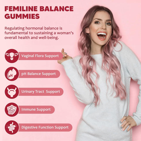 Gummies Gummies GORNVB Premium Feminine Balance for Women, Support pH Balance & Vaginal Probiotics Health