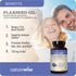NatureWise Flaxseed Oil 1200mg Softgels with 720mg ALA, Fish Free Omega 3 6 9 Supplement for Heart Health - 60 Softgels