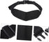 Beaupretty Adjustable Protective Safety Strap for Elderly Legs Black Lightweight Fixed Belt for Wheelchair Use