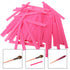 Honbay 100PCS Reusable Makeup Brush Protector Mesh Cover for Makeup Brushes, Paint Brushes, Handbag Tassels (Pink)