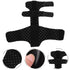 NOLITOY Finger Splint and Steel Board Finger Brace with Wrist Wrap Breathable Black for Adult Large Size Universal
