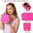 Hushee 4 Pcs Nylon Makeup Bag Christmas Gifts, Preppy Zipper Pouch, Waterproof Storage Bag for Women Girls Organizer