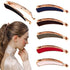 Luckycivia 6 PACK Women Classic Banana Hair Clips, Retro Ponytail Holder Grips for Women and Girls