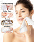 Disposable Biodegradable Face Towels, Extra Thick Soft Facial Washcloths for Sensitive Skin, 50 Count