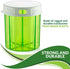 Round Pill Organizer Dispenser, Pack of 2, Pill Boxes with 4 Compartments for Medication & Vitamins