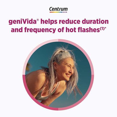 Centrum Complete Multivitamin Supplement, 30 Count - Hot Flash Support Menopause Support Tablets with Clinically