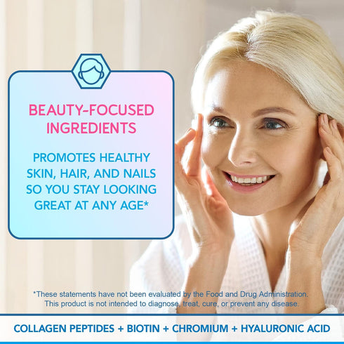 BioEmblem Beauty Probiotics for Women, 35 Billion CFU, 30 Caps for Digestive Health & Hair Skin