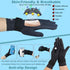 Copper Arthritis Gloves, Adjustable Wrist Strap Full Finger Compression Gloves for Pain Relief