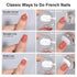 Nail Art Stamper - Clear Silicone Nails Stamping Jelly with Scraper, Transparent DIY Manicure Nail Art Tool
