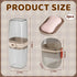 ZHLKHIOP 2 Pack Set Travel Toothbrush Holder, Toothbrush Holders Travel with OPP Bag, Compact and Lightweight Design