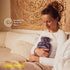 Hot Water Bottle with Soft Cover - 1.8L Large Hot Water Bag for Pain Relief, Dark Grey.