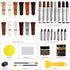 SEISSO Wood Furniture Repair Kit, 12 Colors Wood Fillers, Wood Putty with Beeswax, Furniture Touch Up Markers with Wood Crayons, Hardwood Floor Repair Kit for Stains, Scratch, Cracks, Hole