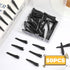 YAKA 50 Pack 6cm/2.36" Black Metal Alligator Hair Clips - Professional Non-slip Hair Accessories for Girls Women