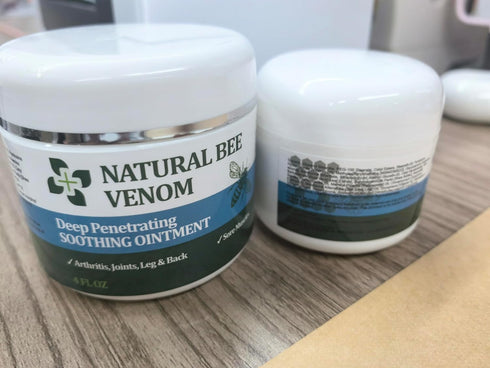 Original Natural Bee Venom Serum Joint & Muscle Cream, Fast Acting Relief for Back, Neck, Hands, Elbows, Feet, and More