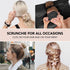 Kitsch Satin Scrunchies for Women – Soft Satin Hair Ties – No Crease, Frizz Free, Gentle, Stylish Hair Accessories –