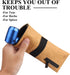 FIREDOG Smell Proof Bags, PU Leather Odor Proof Pouch for Small Travel Storage, 3"x6" (Brown)
