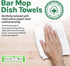 24 Pack 16x19 Bar Mop Towels White Absorbent Cotton Kitchen Towels - Quick Drying Towels - for Home, Restaurant, Bar Glass Cleaning Towels, Chief/Cook Etc. 30 oz by Towels N More