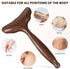 QfwdfcTrenz 6.23.5 Wood Therapy Massage Tool, Lymphatic Drainage Massager, Body Gua Sha Paddle, Wood Therapy Paddle