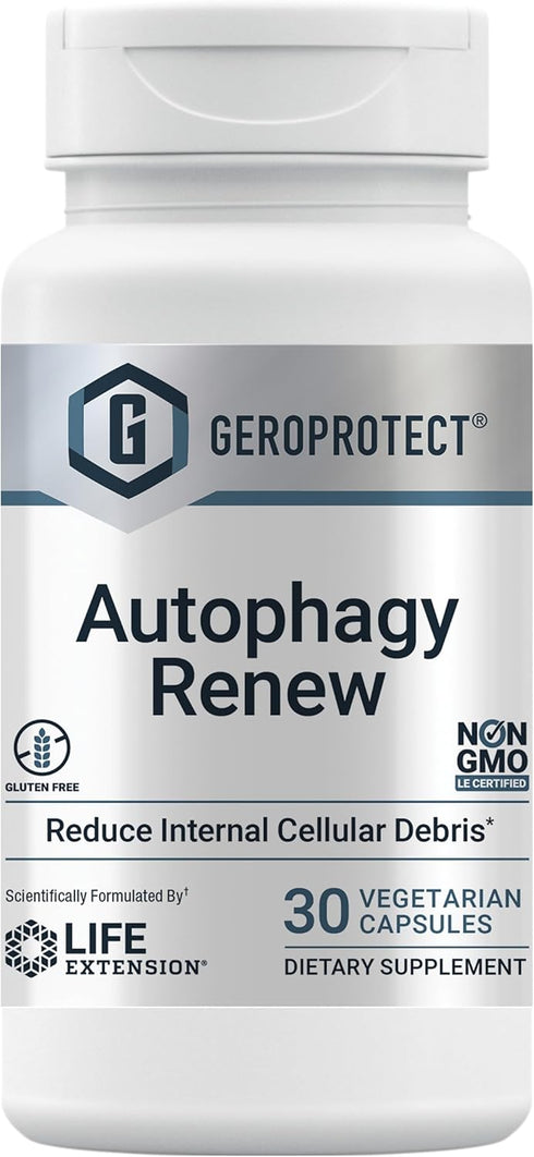 Life Extension GeroProtect Autophagy Renew - 30 Vegetarian Capsules for Cellular Housekeeping & Longevity