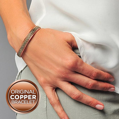 Elegant Design Magnetic Field Copper Bracelets, Unisex, Adjustable with Ultra Strength Magnets