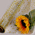 CMFYHM Clear Cellophane Wrap Roll, 34" x 120’Ft Gold Polka Dot Cellophane for Gifts, Baskets, Flowers, Party Decorations