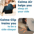 Whole Nights v2 Ball for Side Sleep Posture - Calma Clip by , Sleep Aid for Back Snorers, Anti Snoring Device, Attaches
