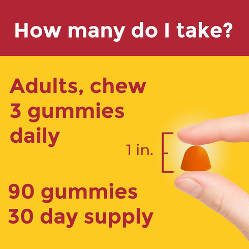 Nature Made Advanced Multivitamin Gummies for Her, 90 Gummies, with Magnesium Citrate, Calcium & All 8 B Vitamins