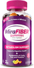 MiraFIBER Gummies from The Makers of MiraLAX, 8g of Daily Fiber Per