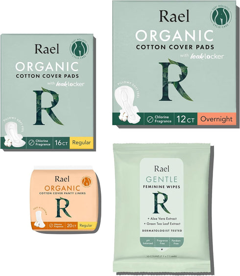 Rael Feminine Care, Period Essential for Women - Organic Cotton Cover Regular