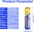 PKCELL AAA Batteries, 3A R03P UM4, 1.5V AM4 Carbon Zinc, 20-Count for LED Candles, Clocks, Remotes, Flashlights