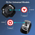 Men's Electric Shavers Replacement Heads Upgraded 9 Blades Head Replaceable Floating Waterproof Electric Razor Shaver Head(Black)