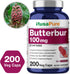 NusaPure Butterbur Extract, 100mg per Veggie Capsule, 200 Non-GMO, Vegetarian Capsules