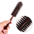 Round Brush - Antistatic Curling Hair Care Comb, Wooden Handle for Professional or Personal Use.