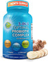 Probiotics with Digestive Enzymes and Prebiotic for Gut Health - 3-in-1 Vegan Multi Enzyme Complex for Women and Men