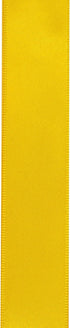 LIUYAXI Yellow Double Face Satin Ribbon, 3/8" x 50 Yards, Perfect for Crafts, Gift Wrapping, Bow Making