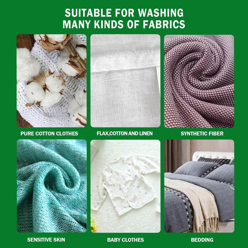 Laundry Detergent Sheets (Strips), 124 Loads, 2 Pack, Fresh Breeze Liquid-Less Technology
