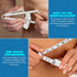 Body Fat Caliper and Measuring Tape - Skinfold Calipers and Body Fat Tape Measure Tool for Fitness & Weight-Loss