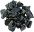 Bulk Rough Black Obsidian Crystal, Large 1" Natural Raw Stones for Tumbling, Decoration, Polishing