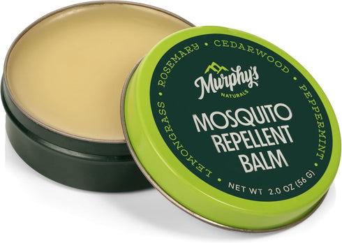 Murphy's Naturals Mosquito Repellent Balm - Plant-Based with Cedarwood, Lemongrass & Rosemary, 2 oz