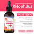 Zahler - Kidophilus Liquid Drops Probiotics for Kids (4 Fl Oz) Certified Kosher Kids Probiotic for Healthy Digestion & Immune Support - Fruit Punch Flavored Children's Probiotic Drops Supplement